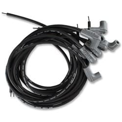 UNIVERSAL BLACK 90 DEG SPARK PLUG LEAD SET **HEI** SUPER CONDUCTOR MSD 31223