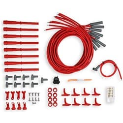 SINGLE PLUG HEMI LEAD SET RED, FOR PRO-MAG 12/44 AMP MSD - 31529