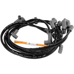SBC SPRINTCAR LEAD SET BLACK - UNDER EXHAUST MSD - 31543