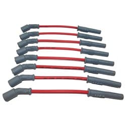 SUPER CONDUCTOR LEAD SET RED SUIT HOLDEN LS2 12" LEADS MSD - 32829