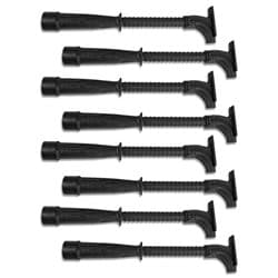 HEMI CHRYSLER PLUG END BOOTS 8 BLACK,TWIST LOCK BASE MSD - 34753