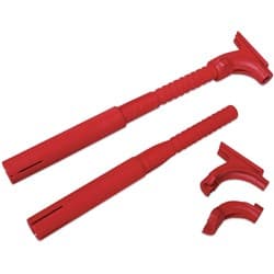 PRO STOCK SPARK PLUG TUBES RED, 8-PK, CHRYSLER, FORD HEMI MSD - 3476