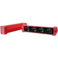 RED MSD POWER GRID 4 CONNECTOR CAN BUS HUB MSD - 7740