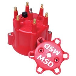 MSD 6-CYLINDER DISTRIBUTOR CAP SUITS CHEVY 6 PRO BILLET DIST MSD - 8014