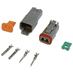 CONNECTOR, DEUTSCH 2 PIN   MSD / MSD8183