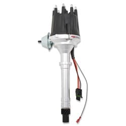 SB BB CHEV 350 454 READY T0 RUN DIST WITH VAC ADV BLACK SBC BBC MSD 83605