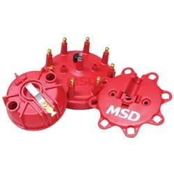 DISTRIBUTOR CAP ROTOR & RETAIN ER KIT SUIT FORD CAP-ADAPT MSD - 84085