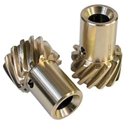 BRONZE DISTRIBUTOR GEAR, CHEVY SBC BBC, .500" .006" OVERSIZE MSD - 8472