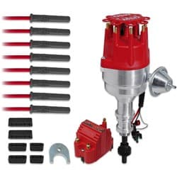 SB FORD 289 302W READY TO RUN DIST KIT WITH LEADS, COIL & SEPERATORS SBF MSD - 84745