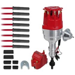 FORD 351C-460 READY TO RUN KIT  DIZZY, WIRES, COIL STEEL GEAR MSD - 84747
