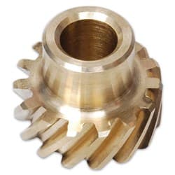 BRONZE DISTRIBUTOR GEAR, FORD SBF 351W, .530" SHAFT MSD - 8585