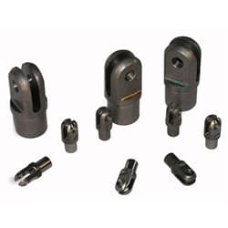 WELD IN CLEVIS 3/8" BOLT HOLE 1/4" SLOT, 1" x .058" TUBE MEZIERE / CE11