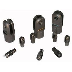 WELD IN CLEVIS 1/2" BOLT HOLE 3/8" SLOT, 1-1/2" x .120" TUBE MEZIERE / CE21