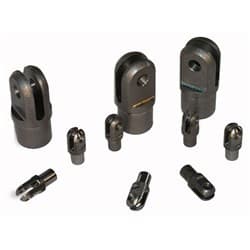 WELD IN CLEVIS 1/2" BOLT HOLE 3/8" SLOT, 1-1/2" x .065" TUBE MEZIERE / CE22