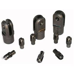 WELD IN CLEVIS 3/8" BOLT HOLE 3/16" SLOT, 3/4" x .058" TUBE MEZIERE / CE35