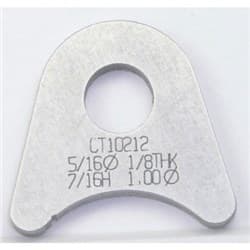 FLAT TABS, 5/16" HOLE, QTY 4 7/16" HT, 1" TUBE RADIUS MEZIERE / CT10212C
