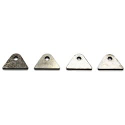 FLAT TABS, 1/4" HOLE, 4pk 5/8" HEIGHT, STRAIGHT MEZIERE / CT11312C