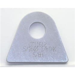 FLAT TABS, 5/16" HOLE, QTY 4 5/8" HEIGHT, STRAIGHT MEZIERE / CT11612C