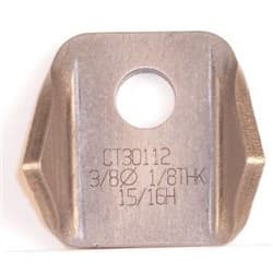 BENT TABS, 3/8" HOLE, QTY 20 15/16" HEIGHT, STRAIGHT MEZIERE / CT30112B