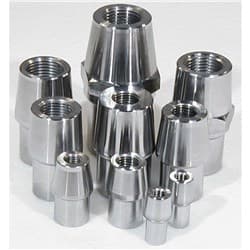 THREADED TUBE END 7/16-20 RH 7/8" x .083" TUBE, 4130 STEEL MEZIERE / RE1016C
