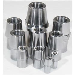 THREADED TUBE END 1/2-20 RH 7/8" x .083" TUBE, 4130 STEEL MEZIERE / RE1016D