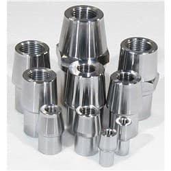 THREADED TUBE END 3/8-24 RH 1.0" x .083" TUBE, 4130 STEEL MEZIERE / RE1019B