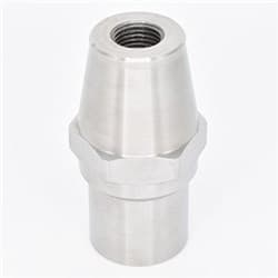 THREADED TUBE END 1/2-20 LH 1-1/4 x .095" TUBE, WITH HEX MEZIERE / RE1024DL