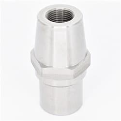 THREADED TUBE END 5/8-18 LH 1-1/4 x .095" TUBE, WITH HEX MEZIERE / RE1024EL