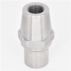 THREADED TUBE END 5/8-18 LH 1-1/4 x .120" TUBE, WITH HEX MEZIERE / RE1025EL