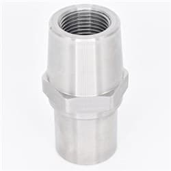 THREADED TUBE END 7/8-14 LH 1-3/8 x .095" TUBE, WITH HEX MEZIERE / RE1026GL