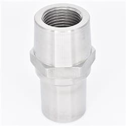 THREADED TUBE END 1-12 LH 1-1/2 x .120" TUBE, WITH HEX MEZIERE / RE1030HL