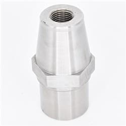 THREADED TUBE END 1/2-20 LH 1-1/4 x .058" TUBE, WITH HEX MEZIERE / RE1124DL