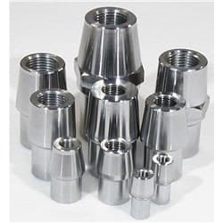 THREADED TUBE END 5/8-18 LH 1-1/8 x .058" TUBE, 4130 STEEL MEZIERE / RE1125EL