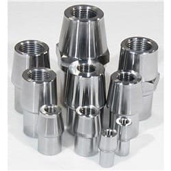THREADED TUBE END 5/8-18 LH 1-1/8 x .065" TUBE, 4130 STEEL MEZIERE / RE1126EL