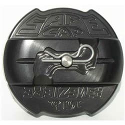 SAFECAP, 16LB, BLACK ANODIZED BILLET LOCKING RADIATOR CAP MEZIERE - WCC301