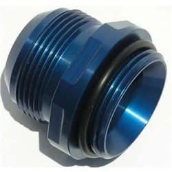 -20AN WATERNECK FITTING BLUE 1.78" OAL MEZIERE / WN0041B