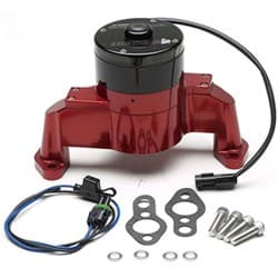 ELECTRIC WATER PUMP SBC , 4.3 V6 35 GPM RED MEZIERE - WP101R