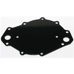 BB FORD 429 460 BLACK ELECTRIC WATER PUMP BACKING PLATE BBF MEZIERE - WP109S