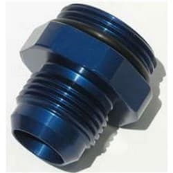 REMOTE WATER PUMP AN FITING -12 AN TO -16 O-RING BLUE MEZIERE - WP16012B