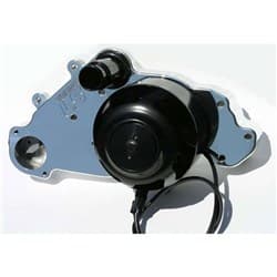 ELECTRIC WATER PUMP LS1 STREET 55 GPM POLISHED WITH IDLER MEZIERE  - WP319U