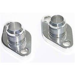 SBC W/PUMP PORT ADAPTERS (PR) -16AN MALE POLISHED MEZIERE / MZWP8116ANU
