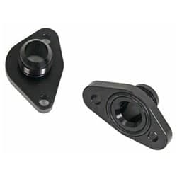 SBF W/P PORT ADAPTERS -12AN MALE. BLACK "PAIR" MEZIERE / WP8312ANS