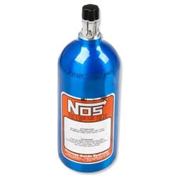 BOTTLE 2.5LB CAPACITY BLUE 11-1/2" L x 4-3/8" DIA & VALVE NOS - 14720NOS
