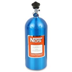 10LB NOS BOTTLE 19" LONG 7" DIAMETER. ELECTRIC BLUE NOS - 14745NOS