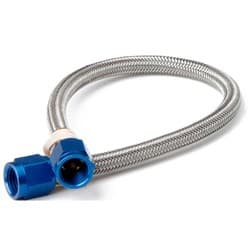 NOS -4AN 2 FOOT HOSE BLUE FITTINGS. (24" / 610mm) NOS - 15230NOS