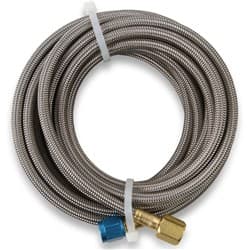 NOS BRAIDED HOSE -4AN BLUE 14 FOOT LENGTH BOOT TO BONNET NOS - 15295