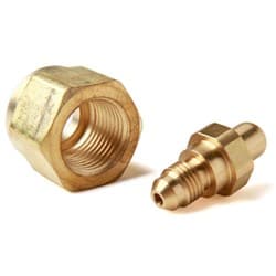 BOTTLE NUT ADAPTERS -4AN FITS SNIPER ORANGE BOTTLE ONLY NOS - 16100NOS