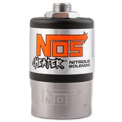 CHEATER NITROUS SOLENOID BLACK  250HP1/4 INLET & 1/8 OUTLET NOS - 18000BNOS