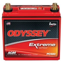 ODYSSEY BATTERY 680 170CCA METAL JACKET TYPE ODYSSEY - PC680mjt