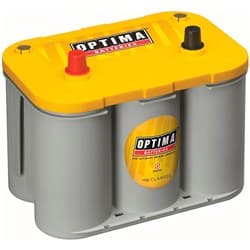 OPTIMA D34 YELLOW BATTERY 750 12V 750CCA, POSITIVE LEFT 149351